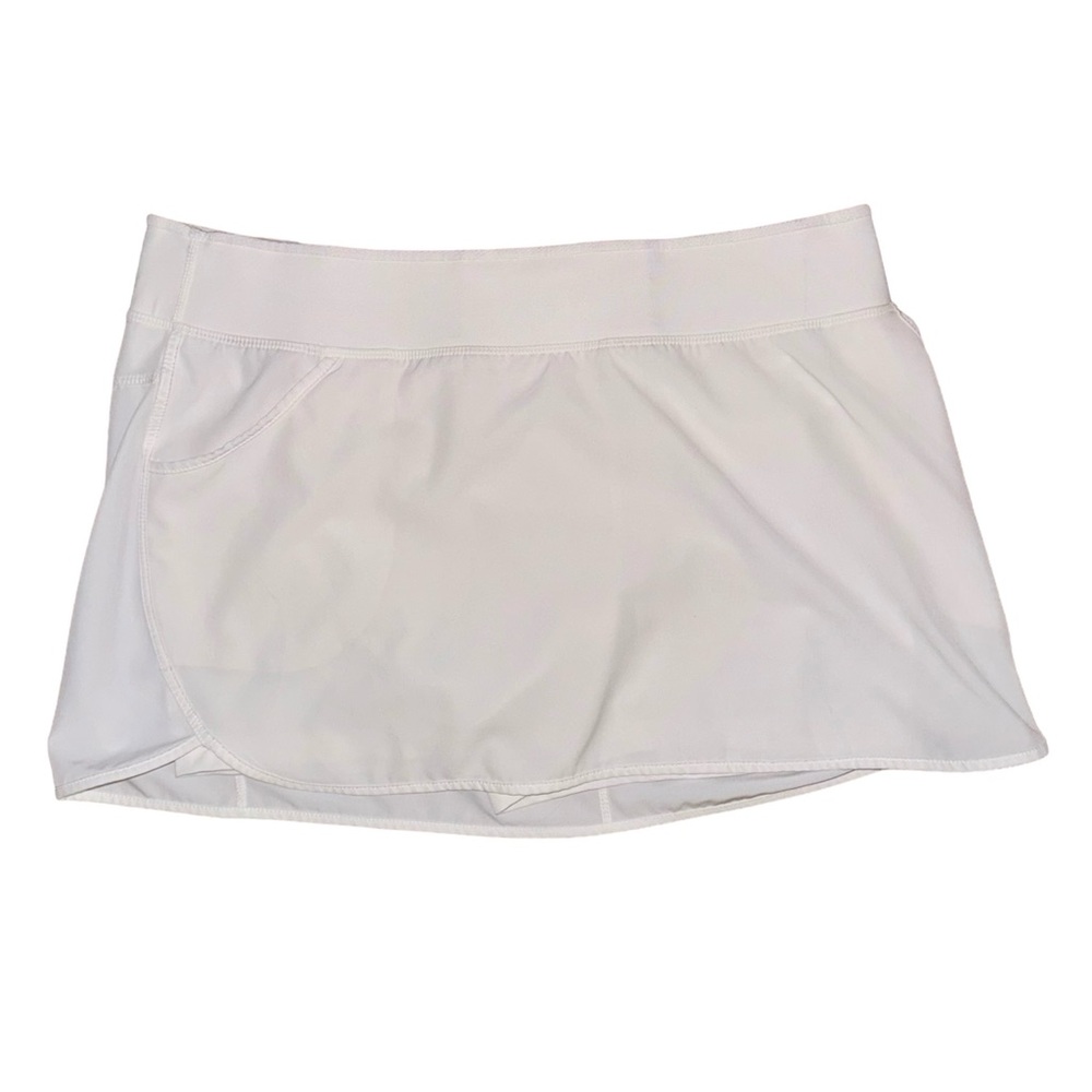 Reebok Mini Tennis/Golf Skirt With Built In Shorts In White